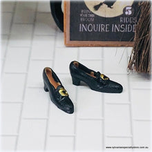 Dollhouse miniature halloween witch shoes