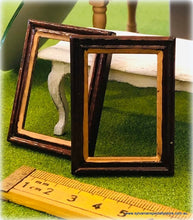 Dollhouse miniature picture frames wooden