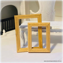 Dollhouse picture frames miniature wooden