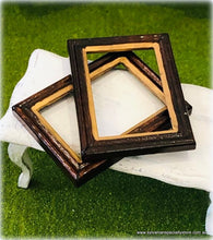 Dollhouse miniature picture frames wooden
