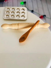 Rolling Pin and Wooden Spoon - Miniature