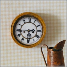 Rustic Farmhouse Style Clock - Style 3 - Miniature