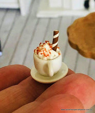 Dollhouse miniature coffee and cream accessory cafe barista