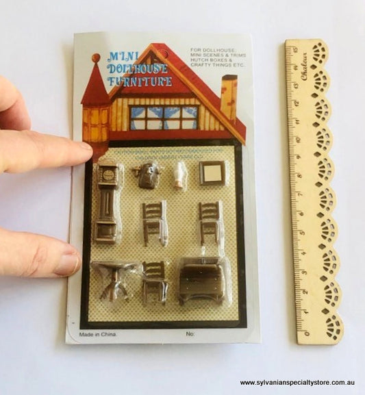 Dollhouse miniature 1:48 scale Dining Room