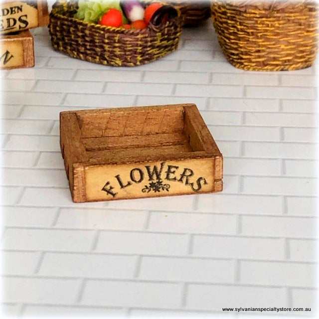 Flowers Crate - Miniature