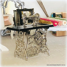Dollhouse miniature elegant sewing workroom parlour