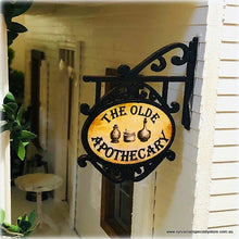 Dollhouse Wall Sign -8 cm high - The Olde Apothecary