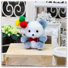 Dollhouse bear with balloons toy