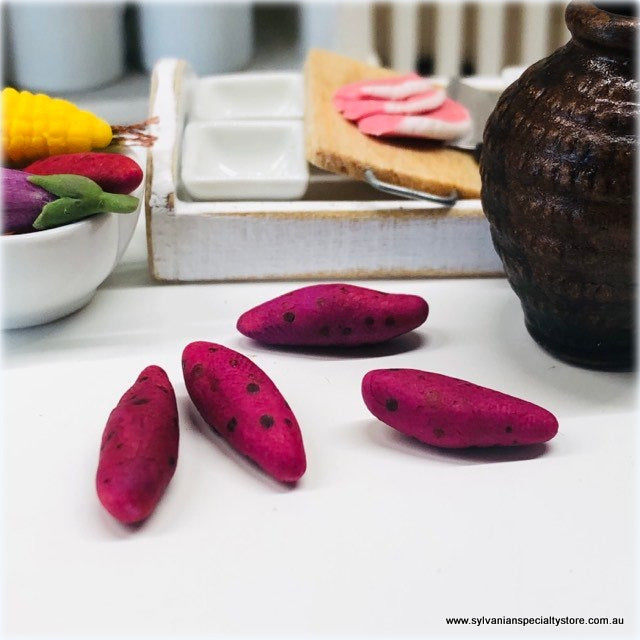 Dollhouse Miniature Vegetable Food Sweet potatoes market day