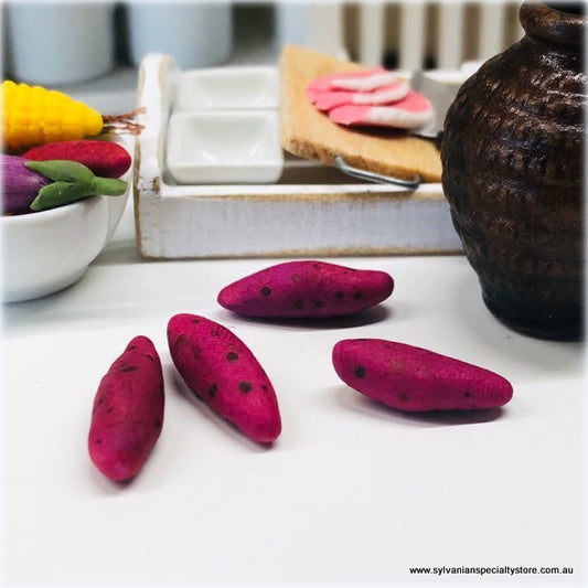 Dollhouse Miniature Vegetable Food Sweet potatoes market day
