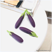 Eggplant - Purple x 4 - Miniature