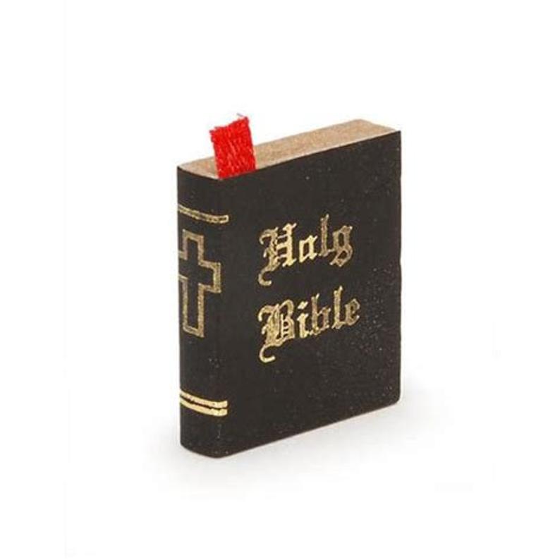 Bible dollshouse world for Sylvanian Families beside table