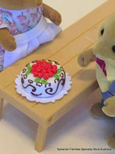 Cake Miniature roses Dollshouse 1:12 suits Sylvanian Families