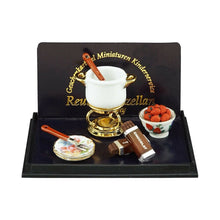 Chocolate Fondue set - Miniature