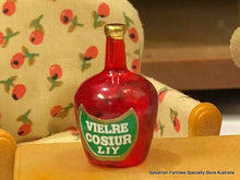 Liqueur Bottle - Red