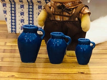Blue Vases x 3 - Miniature