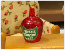 Liqueur Bottle - Red