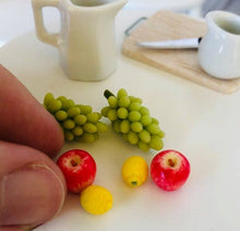 Fruit: Grapes, Apples, Lemons - Miniature