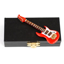 Miniature dollshouse red washburn guitar