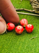 Dollshouse miniature apples fruit