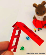 Miniature red Ladder dollshouse mini