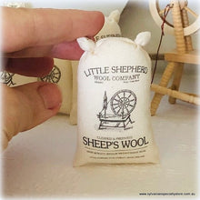 Dollhouse miniature Sheeps wool in sack