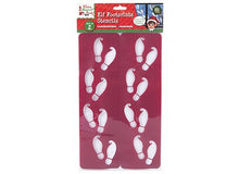 Elves Behavin' Badly Elf Footprints Stencil