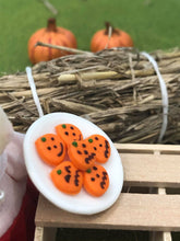 Dollshouse miniature  halloween cookies plate pumpkins