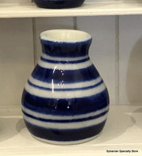Blue Striped Vase (Style 1) - Miniature