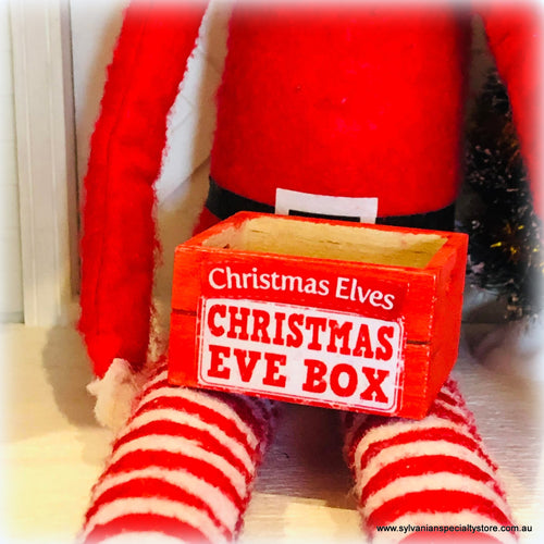 Elves Christmas Eve Box - 4 cm-  Miniature