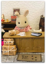 Sylvanian FAmilies Post office scene parcels and letters