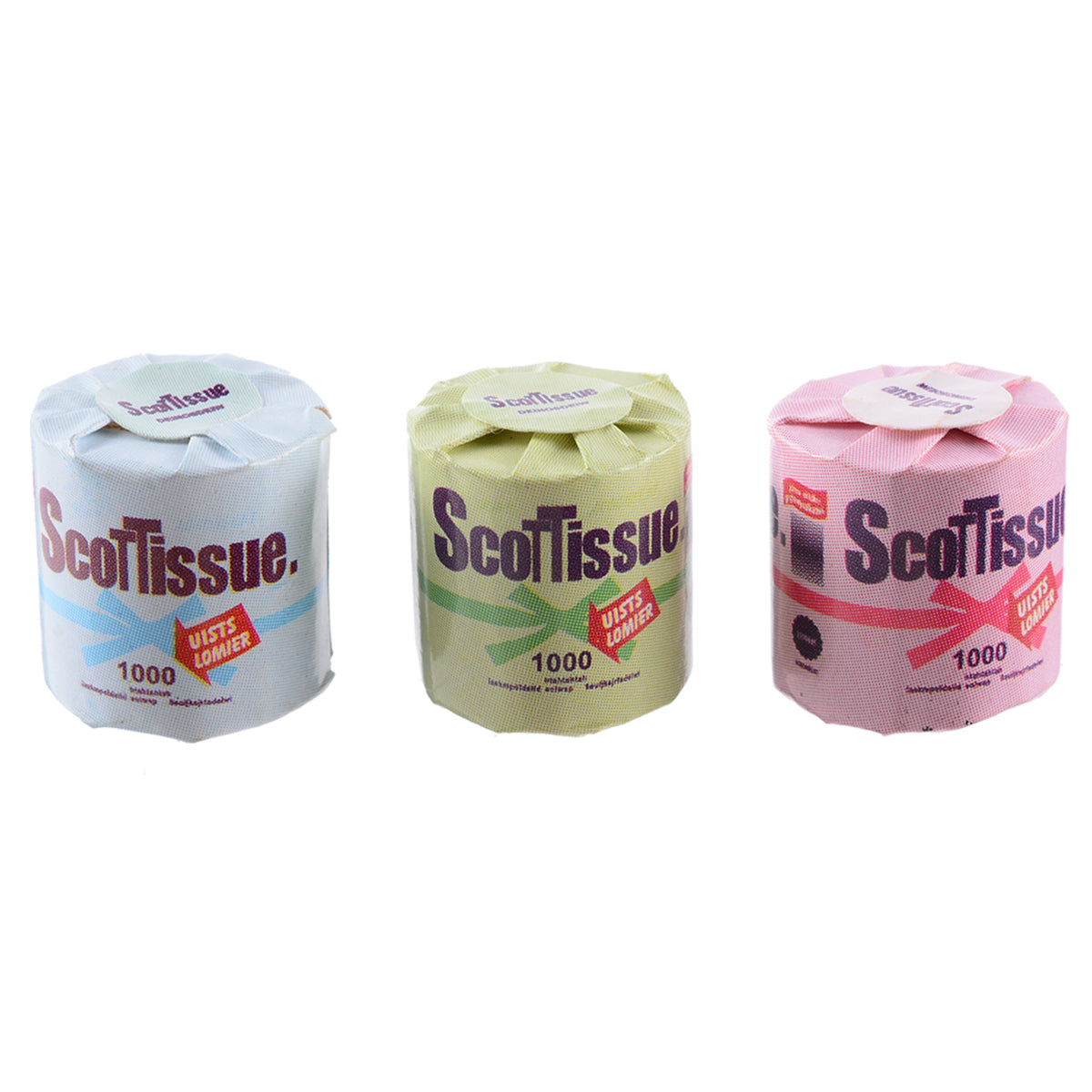 Toilet paper rolls x 3