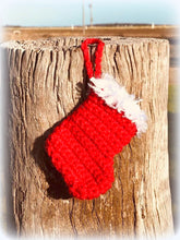 Miniature crochet Christmas stocking Buy from bush
