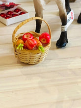 Basket of apples and carrots - Miniature
