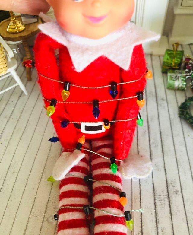 Elf prop - String of Christmas Lights - 1 metre