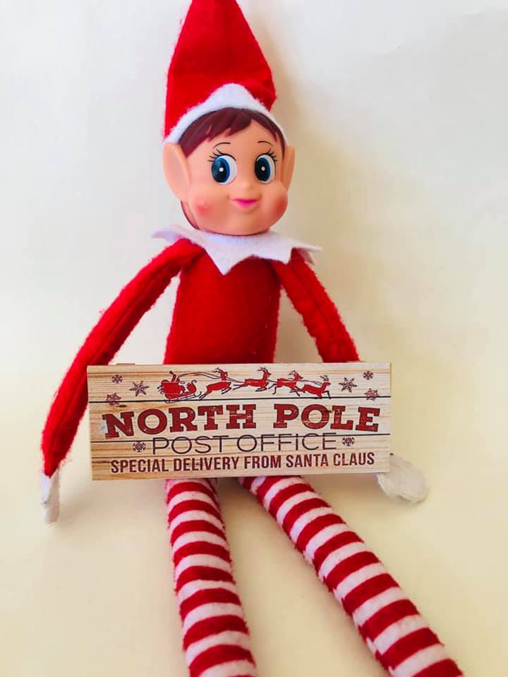 Elf at Christmas post office