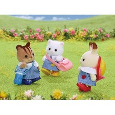 Sylvanian Families Nursery School Trio in uniform