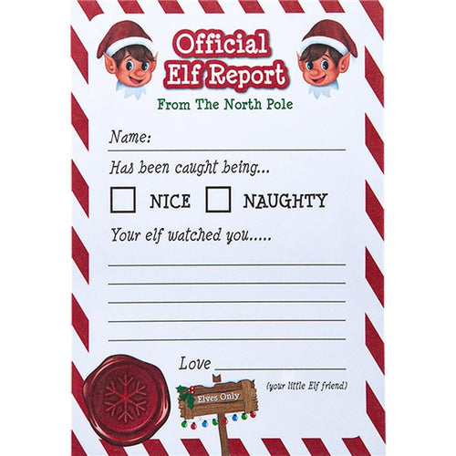 Official Elf Reports - Pack of 25