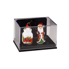 Christmas Jar and Santa Figure -  Miniature