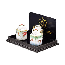 Reutter porcelain Asian Tea boxes