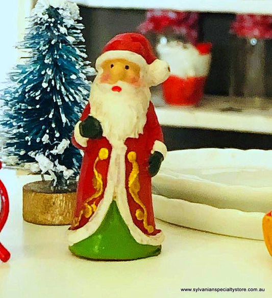 Minaiture Santa Figure 3 cm doll house
