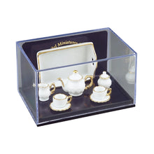 Baronesse White and Gold Porcelain Tea Set - Miniature