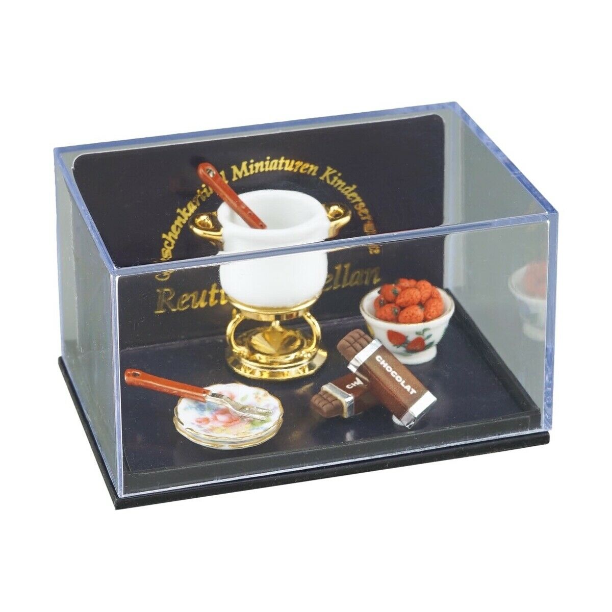 Chocolate Fondue set - Miniature