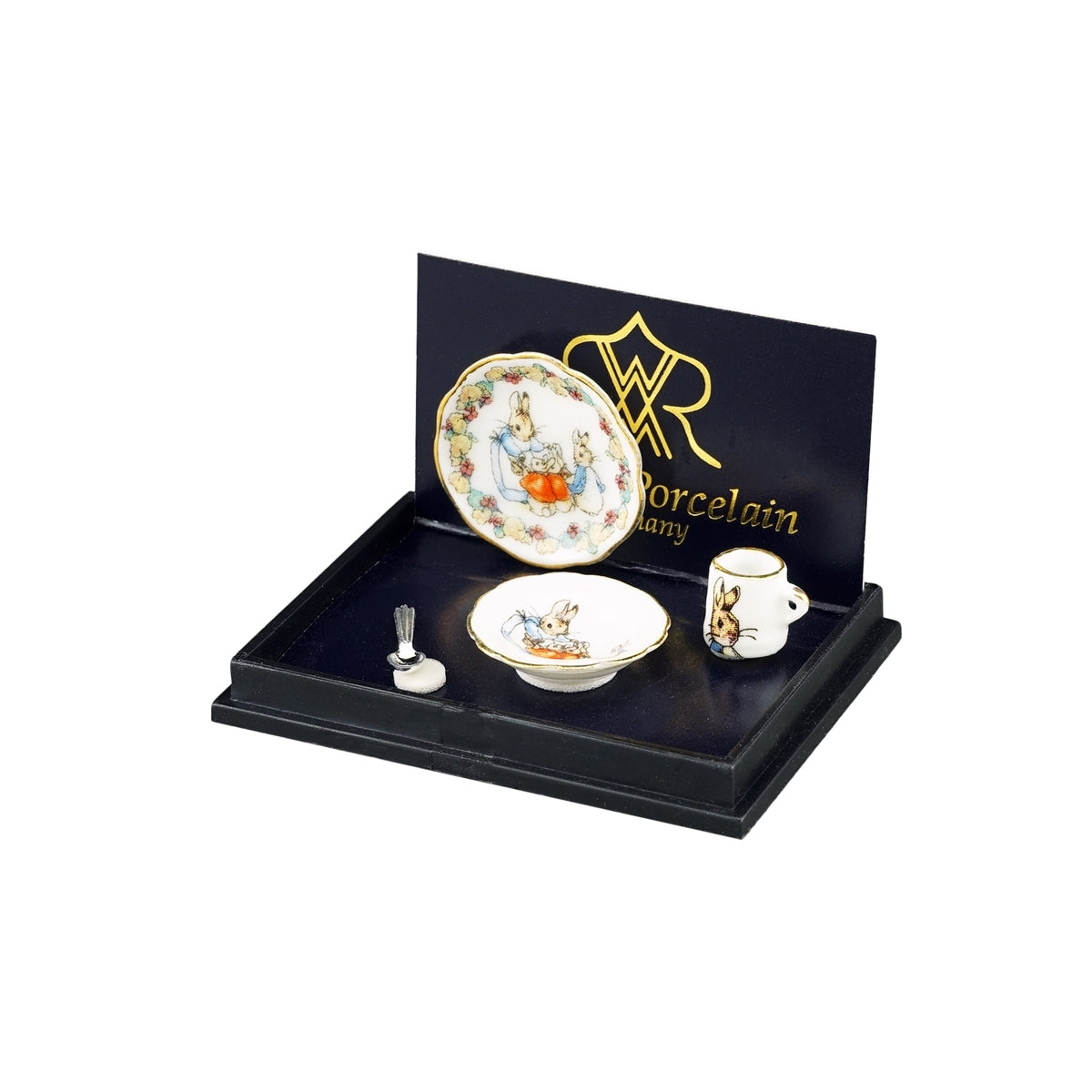 Reutter porcelain Peter rabbit breakfast set dollhouse Australia
