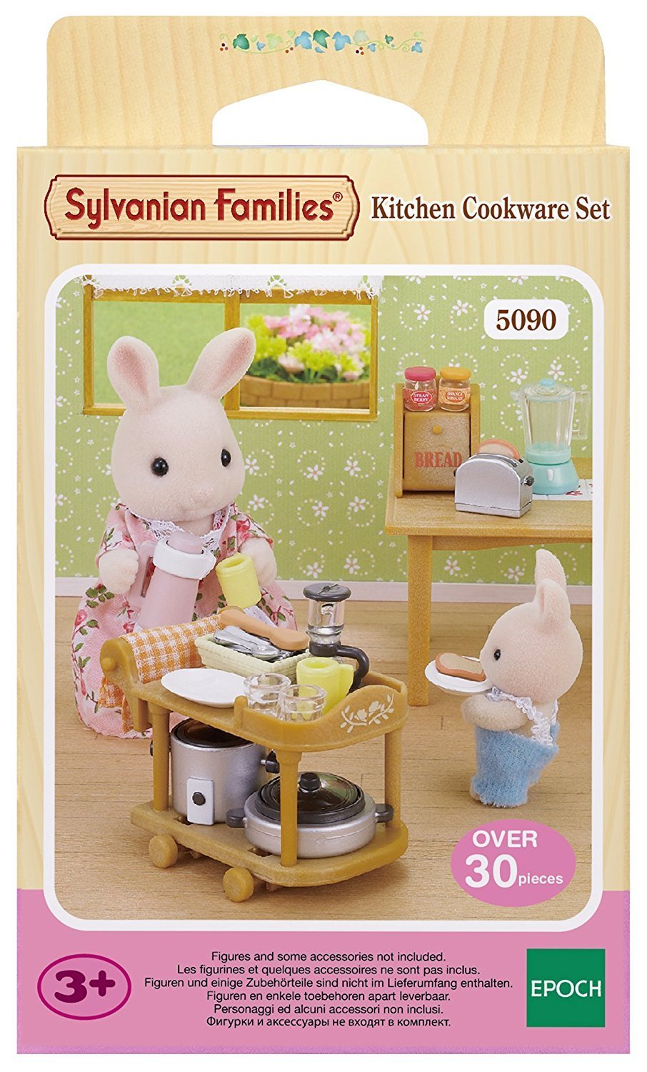 Sylvanian Families Kitchen Trolley Cookware Set SF 5090