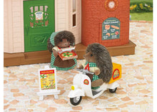 Sylvanian Families Pizza Delivery Set with Hedgehog Driver