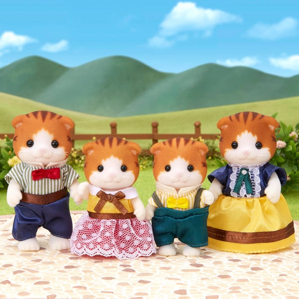 Sylvanian Families Maple Cat Family – Dollhouse Accessories Australia