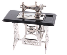 Sewing Machine -Silver - Miniature