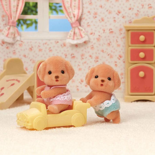 Sylvanian Families Poodle twin babies