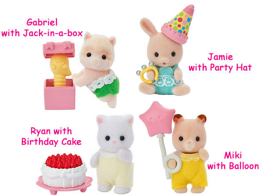 Sylvanian Families Blind Bags Baby Party Series - Purchase all 9